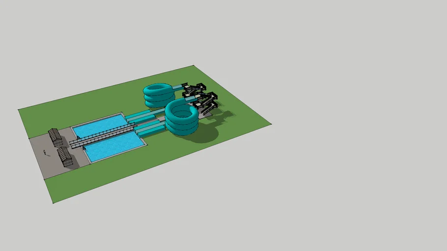 Double Helix Water Slide 3D Warehouse