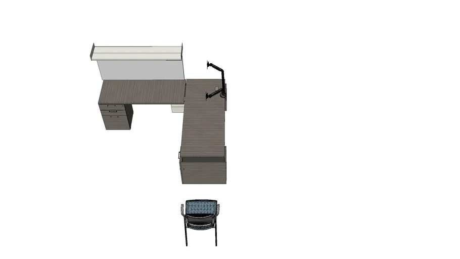 Allsteel Approach 3D Warehouse