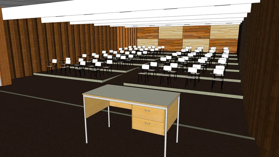 sala de aula modelo 3 | 3D Warehouse