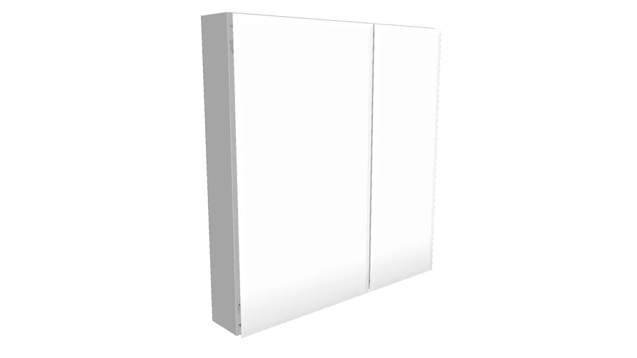 KCBCLC2526FS 25' W x 26' H aluminum twodoor medicine with