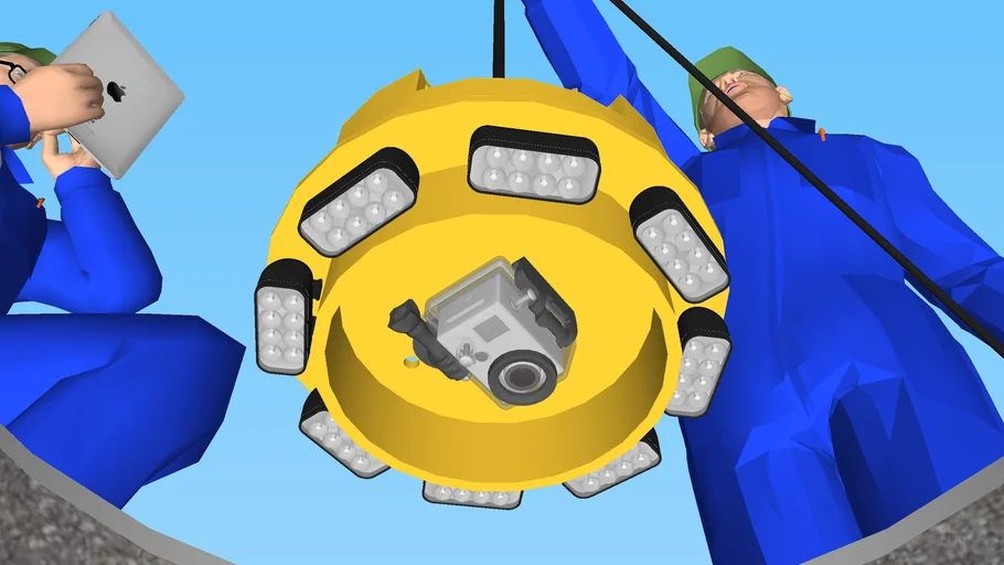 Go Pro Manhole Inspection Rig 3D Warehouse