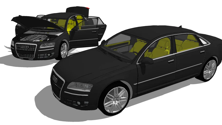 CARS+-+Audi+A8+W12+2008 | 3D Warehouse