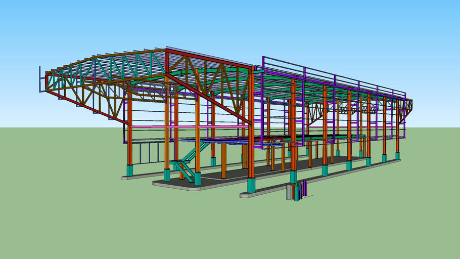 Steel Structure In Myanmar 