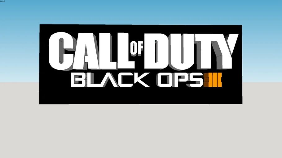 Call of duty black ops 3 soon!!) Logo 3D Warehouse