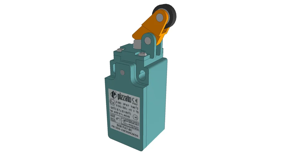 Finecorsa PIZZATO ELETTRICA FC 315 - Rullo Acciaio 13mm, Sigillatura Gomma, NO+NC, IP67, Per Usi Industriali