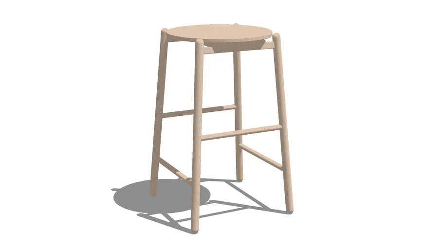 Wooden Stool Chair v.2