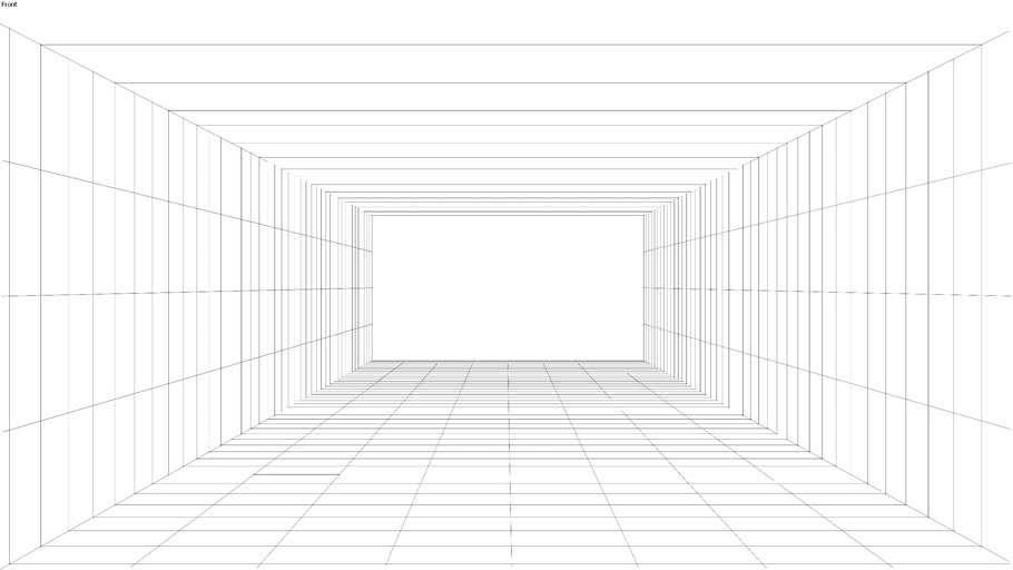 1 Point Perspective Grid