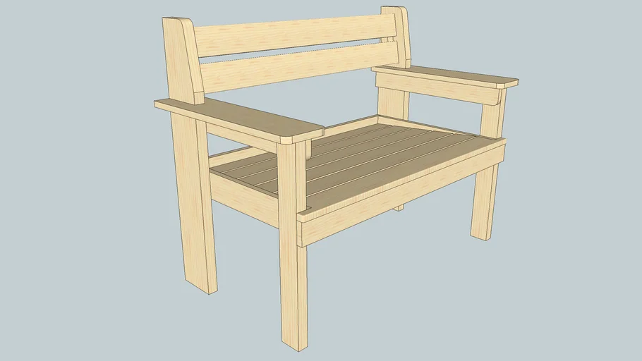 WorldSkills Garden Seat | 3D Warehouse