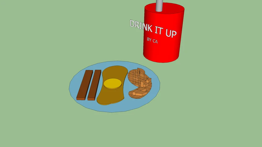 Eggs, Bacon, Hashbrowns, and a Supersized DRINK!!! 3D Warehouse