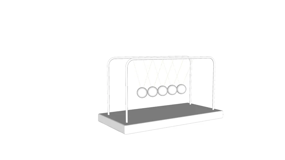 newtons cradle | 3D Warehouse