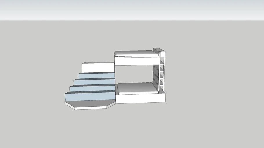 Bunk Bed ID 111 Fresno State 3D Warehouse