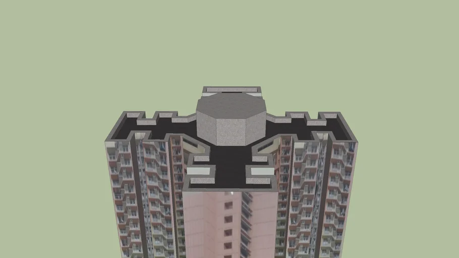 Ho Man Tin Estate, Yat Man House 3D Warehouse