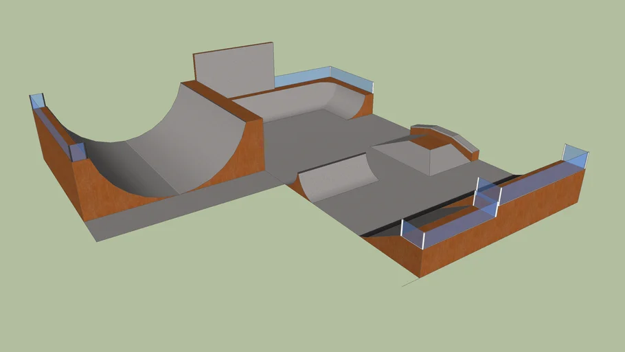 Skatepark 3D Warehouse, 55% OFF | www.elevate.in