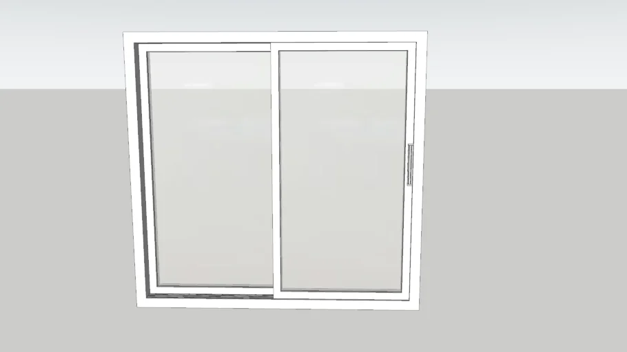 aluminium sliding window | 3D Warehouse