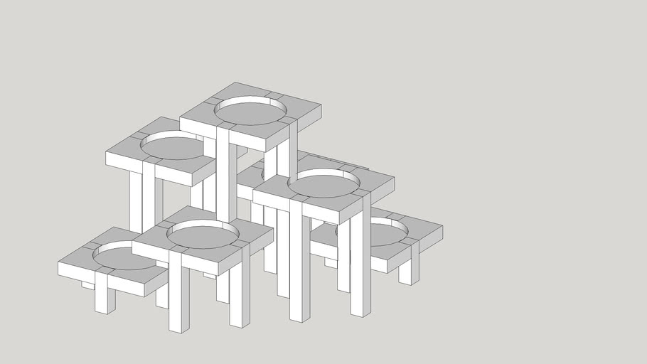 Star 280 – 85 Adam-7 Candelabro 7 Luces Con Dibujo Rojo 30 X 40 Cm