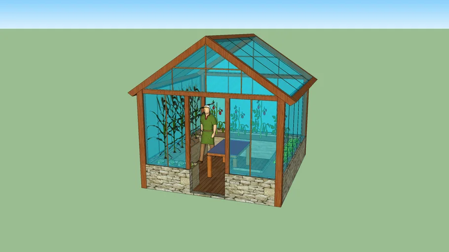 Simple Greenhouse | 3D Warehouse