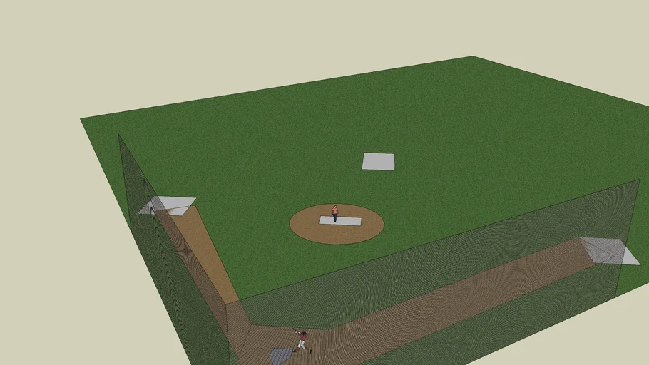 baseball field 3D Warehouse