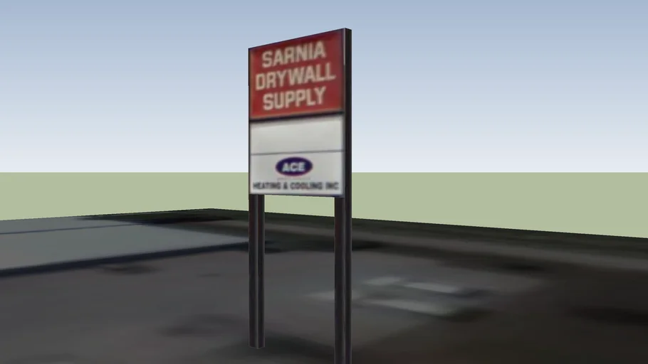 SARNIA DRYWALL SIGN | 3D Warehouse