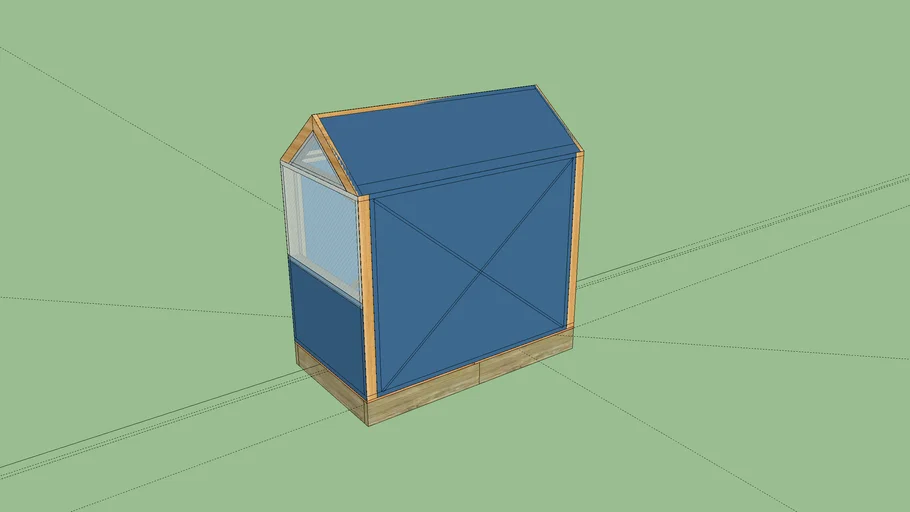Ice Fishing Tarp Shanty 3D Warehouse