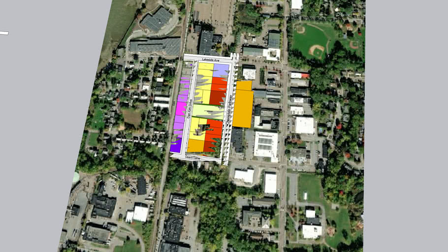 Lakeside Ave Development Plan 3D Warehouse