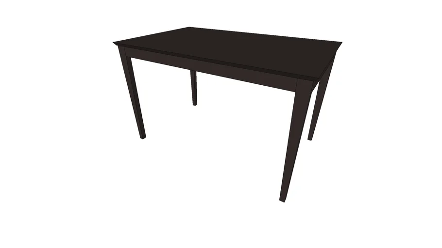 3d table clipart black