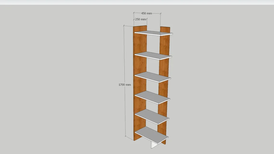 5TIER CORNER SHELF & STORAGE 3D Warehouse
