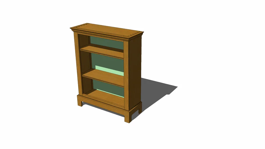Narrow office bookcase 3D Warehouse