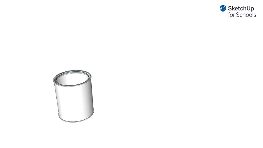 Quart Paint Can 3D Warehouse