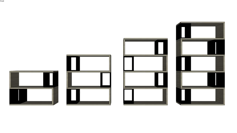 AIMEE Modular Display Shelf 3D Warehouse