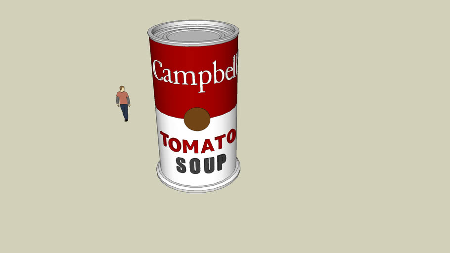 Campbell's soup 3D Warehouse