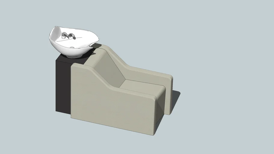 Shampoo chair 3D Warehouse
