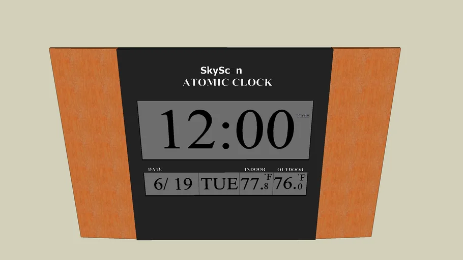 SkyScan Atomic Clock 3D Warehouse
