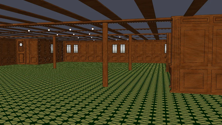 Titanic Second Class Smoking room version three | 3D Warehouse