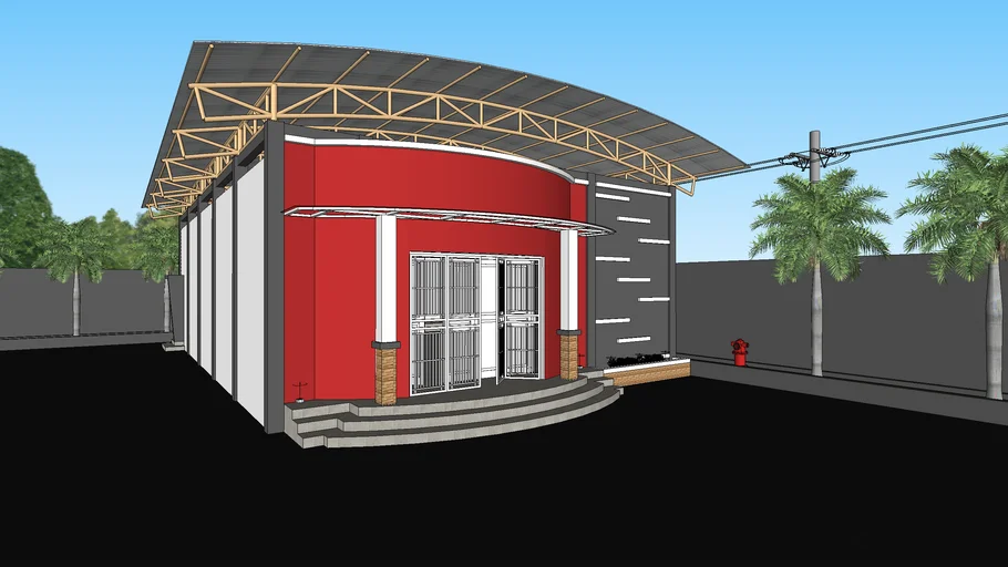 Gedung Lembaga Pendidikan 3d Warehouse 1101