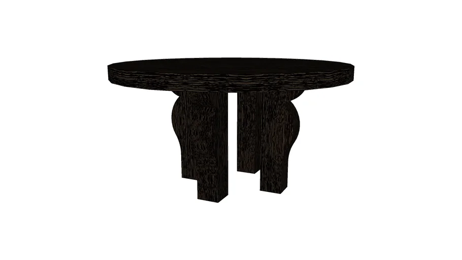 3d table clipart black