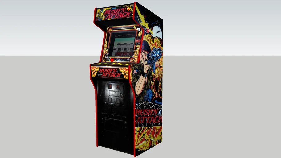 Rush'N Attack arcade game