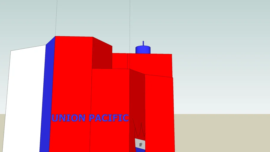 Futuristic Union Pacific Building