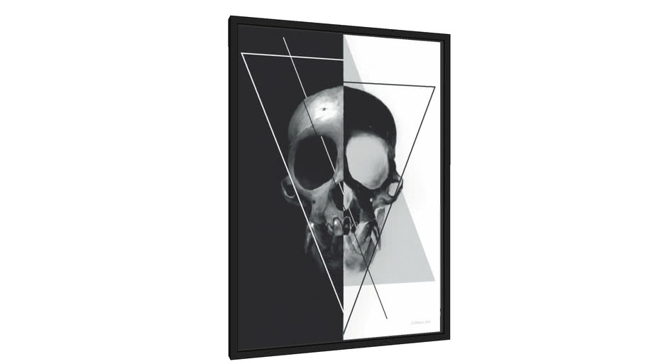 Quadro Skull - Galeria9, por Haron Alves