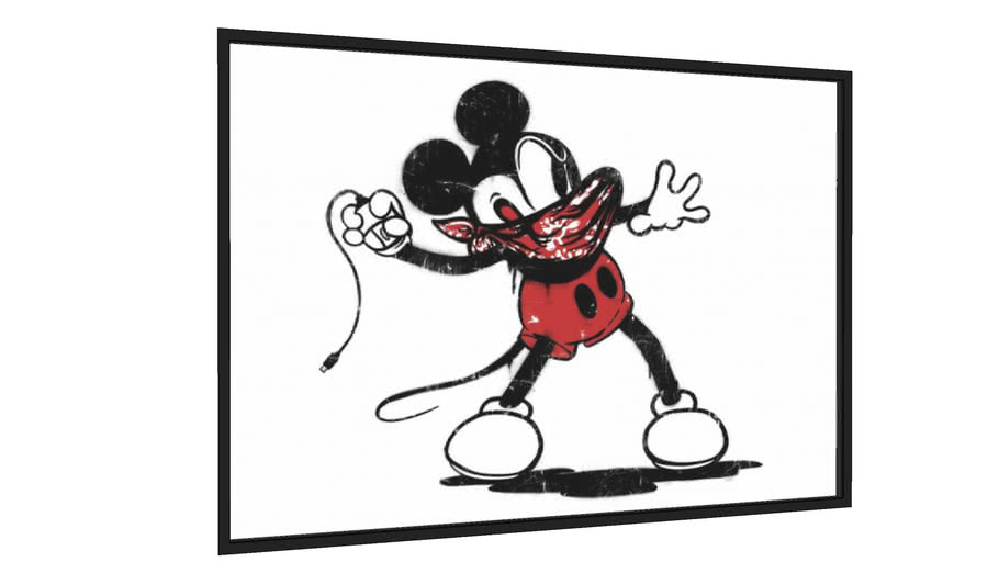 Quadro Banksy Mouse - Galeria9, por PIPPI
