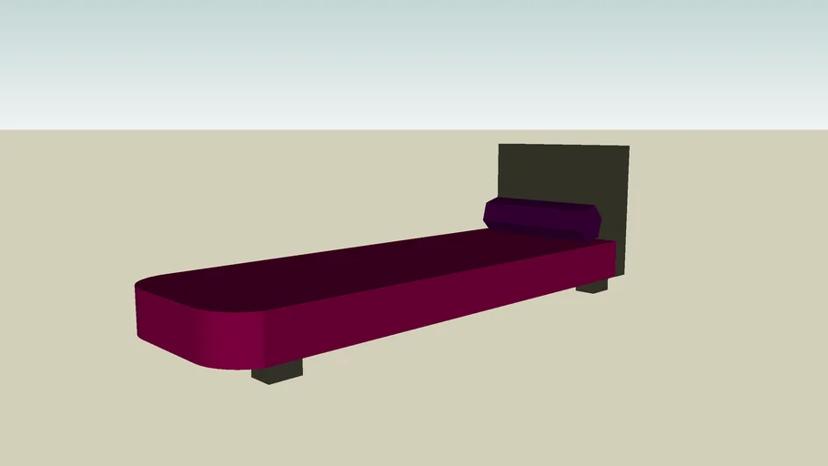 First Attempt at a bed | 3D Warehouse
