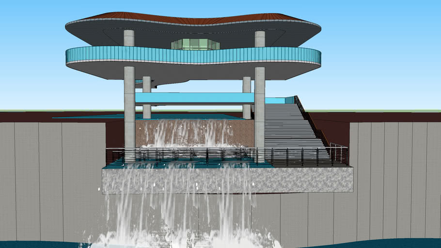 Water Fall view point | 3D Warehouse