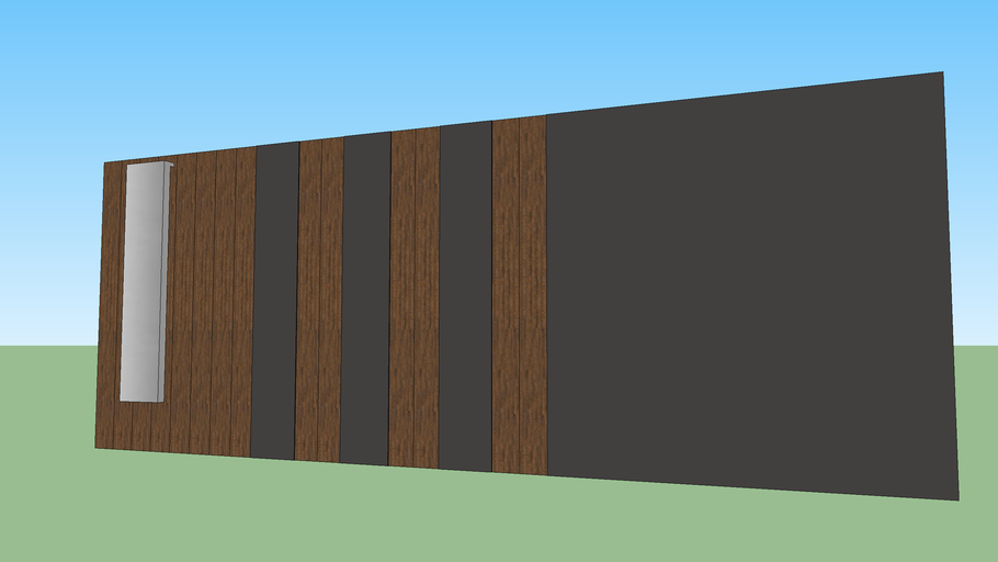 Modern Sliding Gate 3D Warehouse