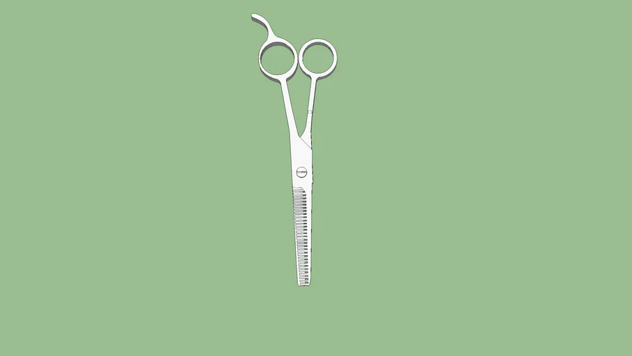 Scissors Thinning or blending shears single Side 3D Warehouse