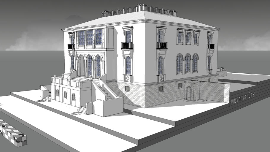 Villa Rosa, Dresden, Germany 3D Warehouse