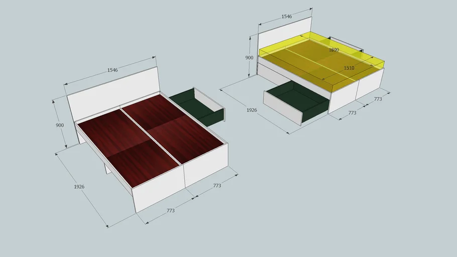 GOezGO 20130320 訂做雙人收納床架.抽屜床 bed storage