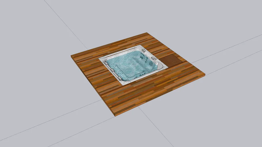 DECK JACUZZI 3D Warehouse