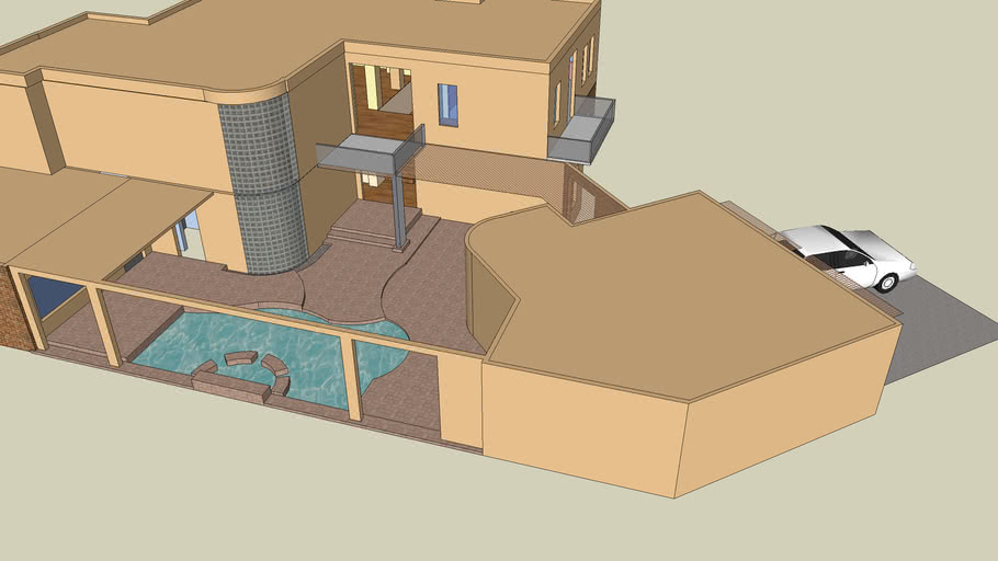 big 2 story house | 3D Warehouse