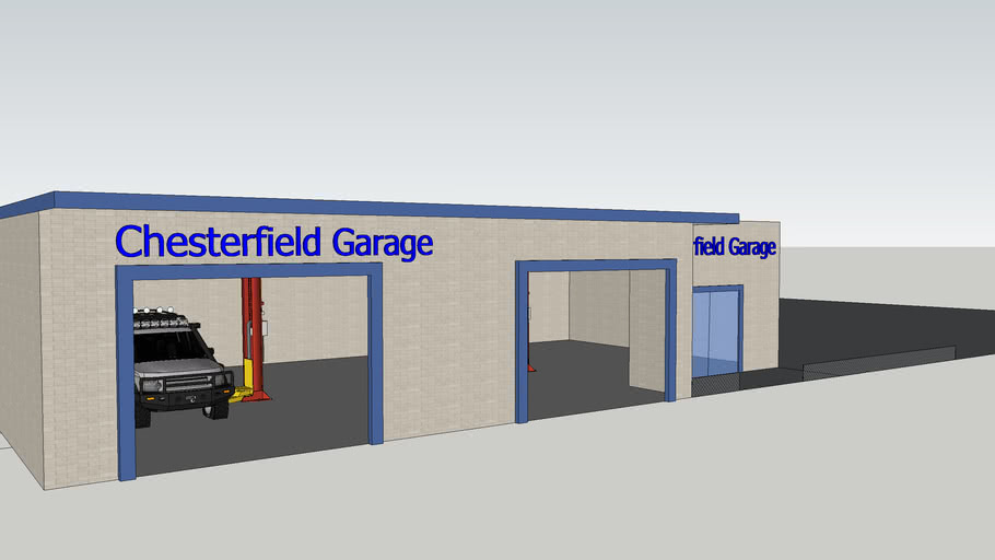 Chesterfield Garage Car Repair Shop 3D Warehouse