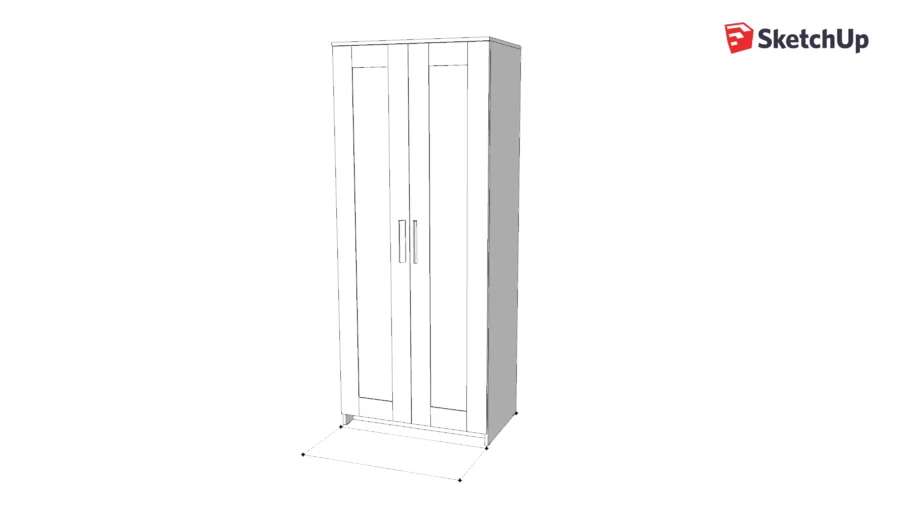 wardrobe IKEA BRIMNES 2