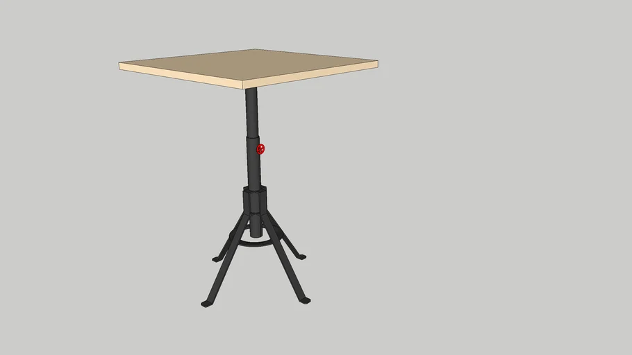 spoinq table Fuego/ Wessel 80 cm. 